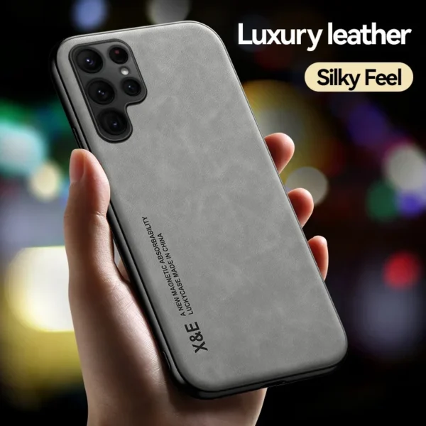 Case For Samsung S24 S23 S22 Ultra FE A55 A54 A15 A34 A35 Luxury Protective Cover Magnetic Car Holder Phone Coque Fundas Capa - Image 4